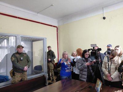На суд прийшла група підтримки В'ячеслава Зінченка