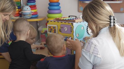 Група раннього розвитку у Калинівському дитсадку