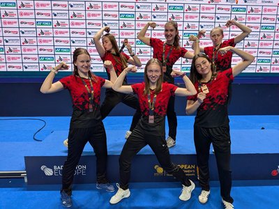 Українські бадмінтоністки з Харкова на Чемпіонаті Європи в Стамбулі