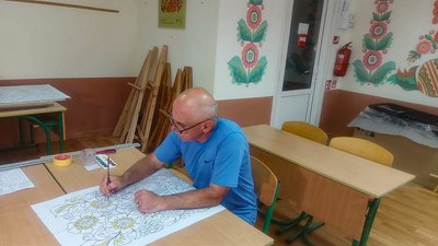 Майстер із самчиківського розпису Майстер із самчиківського розпису