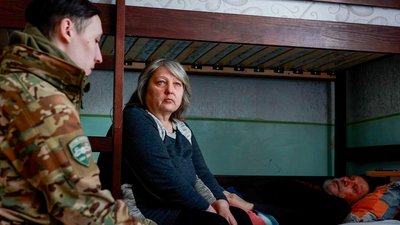 Валентина та Анатолій подружжя у шелтері Донецька область Валентина та Анатолій подружжя у шелтері Донецька область