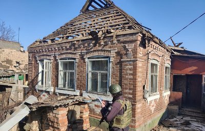 Наслідки обстрілів Донеччини 8 лютого. Фото: сайт поліції Донеччини Наслідки обстрілів Донеччини 8 лютого. Фото: сайт поліції Донеччини
