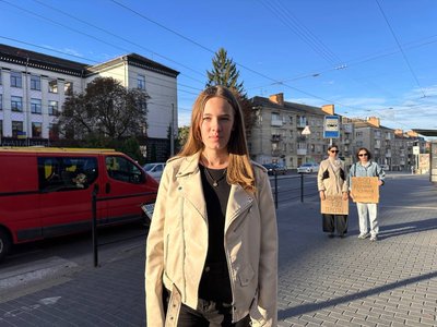 Вікторія Загребельна, хвилина мовчання, Тернопіль Вікторія Загребельна, хвилина мовчання, Тернопіль