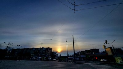 Гало у Харкові 1 березня 2025 року