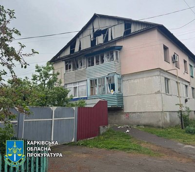 Наслідки ракетного удару по Великому Бурлуку, 7 травня 2025 року Наслідки ракетного удару по Великому Бурлуку, 7 травня 2025 року