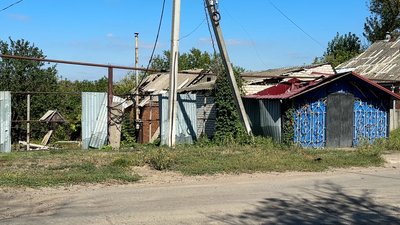 Пошкоджені обстрілами будинки село Рай-Олександрівка Донецька область 3 вересня 2025 рік Пошкоджені обстрілами будинки село Рай-Олександрівка Донецька область 3 вересня 2025 рік