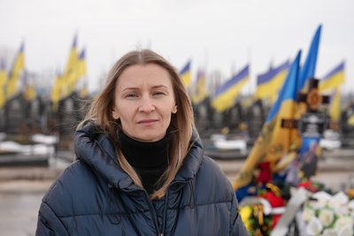 Дружина загиблого волонтера В'ячеслава Ільченка Лілія Дружина загиблого волонтера В'ячеслава Ільченка Лілія