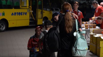 На Черкащині вночі 27 серпня зустріли евакуаційний потяг