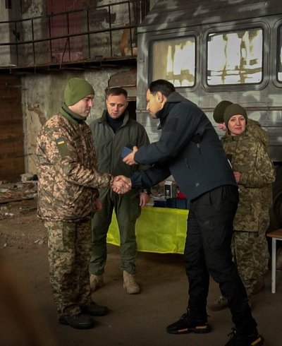 Голова Рівненської ОДА зустрівся з військовослужбовцями на Сумщині Голова Рівненської ОДА зустрівся з військовослужбовцями на Сумщині