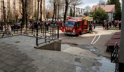 ЗУНУ, пожежа, гуртожиток, вогонь, 24 березня 2026, Тернопіль