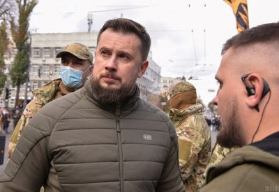Командир Третього армійського корпусу ЗСУ Андрій Білецький у Києві 14 жовтня 2021 року