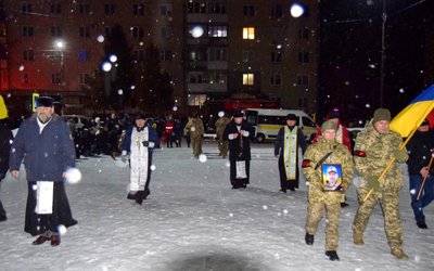 Прощання з військовим Анатолієм Васильком, Тернопільщина, 7 лютого 2026 року