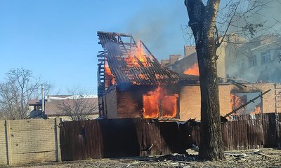 Наслідки обстрілів Донеччини 8 лютого. Фото: сайт поліції Донеччини Наслідки обстрілів Донеччини 8 лютого. Фото: сайт поліції Донеччини