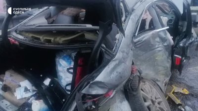 На мосту в Одесі через ДТП травмувалися троє людей На мосту в Одесі через ДТП травмувалися троє людей