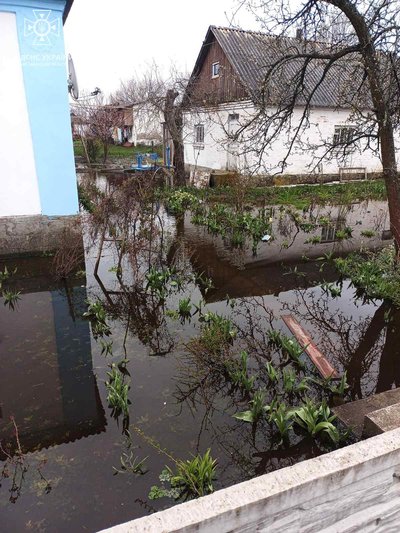 Наслідки весняного паводка: у вихідні рятувальники тричі відкачували воду з приватних домогосподарств Житомирщини