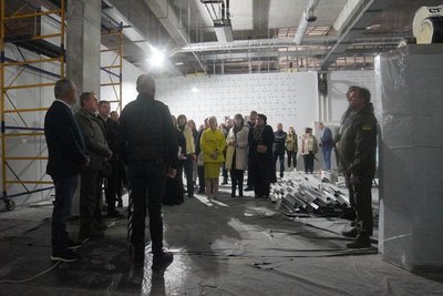 Досвід будівництва фабрики-кухні в Бучі вивчали посадовці з інших областей Досвід будівництва фабрики-кухні в Бучі вивчали посадовці з інших областей