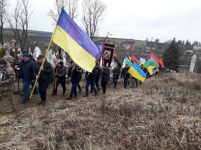 Дроздовський Дмитро, похорон, процесія Дроздовський Дмитро, похорон, процесія
