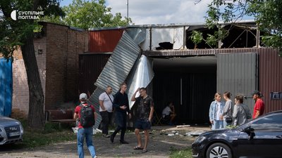 Наслідки атаки БпЛА на Полтаву: фото Наслідки атаки БпЛА на Полтаву: фото