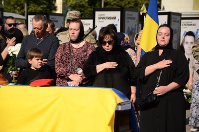 Родина загиблого Вадима Огоновського Родина загиблого Вадима Огоновського