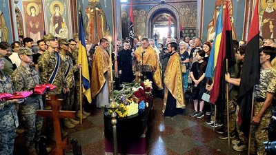 У Києві попрощались із командиром добровольчого батальйону ОУН Миколою Коханівським У Києві попрощались із командиром добровольчого батальйону ОУН Миколою Коханівським