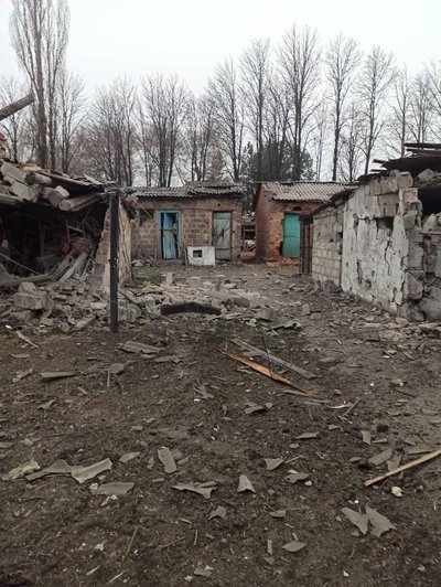 Наслідки обстрілів Донеччини 25 березня. Фото: Telegram / Павло Кириленко Наслідки обстрілів Донеччини 25 березня. Фото: Telegram / Павло Кириленко