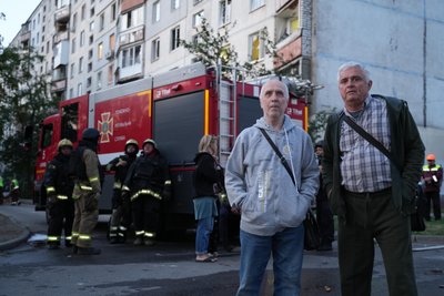 На Салтівці у Харкові є потрапляння у житловий будинок На Салтівці у Харкові є потрапляння у житловий будинок