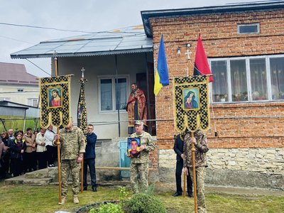Похорон, ЗСУ, Тернопільщина, військовослужбовець, Назарій Швець Похорон, ЗСУ, Тернопільщина, військовослужбовець, Назарій Швець
