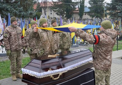 В Ужгороді попрощалися із загиблим захисником Олександром Горошником
