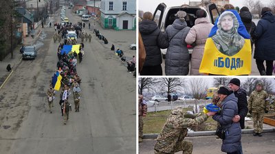 У трьох громадах Кіровоградщини попрощалися із загиблими на війні з РФ бійцями У трьох громадах Кіровоградщини попрощалися із загиблими на війні з РФ бійцями
