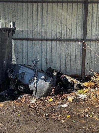 Два сміттєві контейнери підпалили у Рівному. Скільки баків згоріли останнім часом Два сміттєві контейнери підпалили у Рівному. Скільки баків згоріли останнім часом