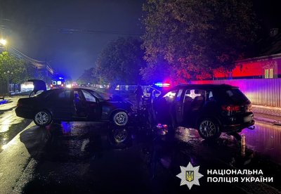 Фото з місця ДТП, яка трапилась в селі Мамаївці Фото з місця ДТП, яка трапилась в селі Мамаївці