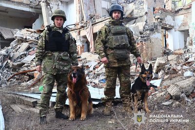 Службові собаки допомогли розкрити понад 80 злочинів на Донеччині Службові собаки допомогли розкрити понад 80 злочинів на Донеччині