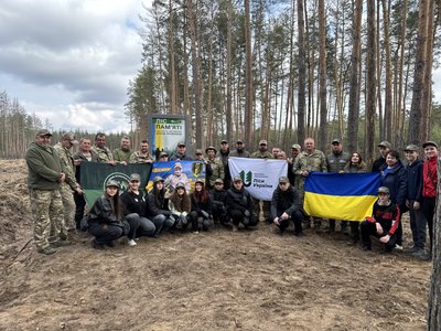 На Полтавщині висадили "Ліс пам’яті" на честь загиблого лісівника