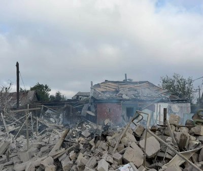 Зруйноване домоволодіння у Замісті Велкобурлуцької громади, 30 вересня 2026 року Зруйноване домоволодіння у Замісті Велкобурлуцької громади, 30 вересня 2026 року
