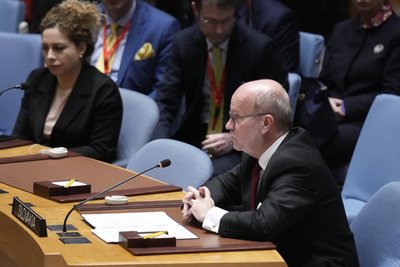 Міністр закордонних справ Словаччини Растислав Качер ООН Міністр закордонних справ Словаччини Растислав Качер ООН