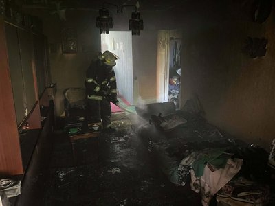 У Кропивницькому на пожежі знайшли тіло жінки У Кропивницькому на пожежі знайшли тіло жінки