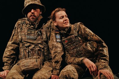 Вистава "Військова мама" у Театрі ветеранів Вистава "Військова мама" у Театрі ветеранів