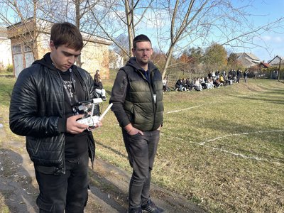 У Полтаві вперше провели навчальний дрон-рейсинг