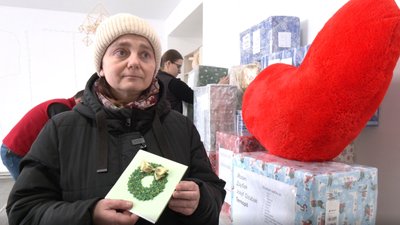 Ірина Каспрук, Тернопіль, Карітас, подарунки, 8 січня 2026, Тернопіль Ірина Каспрук, Тернопіль, Карітас, подарунки, 8 січня 2026, Тернопіль