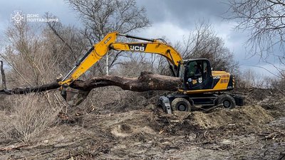 Через талу воду на річках Полтавщини побільшало заторів із деревини: де нині працюють рятувальники Через талу воду на річках Полтавщини побільшало заторів із деревини: де нині працюють рятувальники