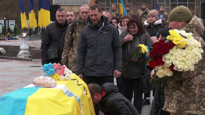 З військовим Ігорем Королем попрощалися у Рівному З військовим Ігорем Королем попрощалися у Рівному