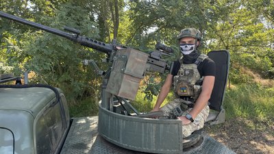 Стрілець мобільної вогневої групи миколаївської 123 окремої бригади тероборони на псевдо Зая