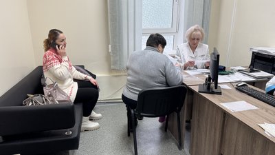 Прийом пацієнтів у Куп'янському медцентрі Прийом пацієнтів у Куп'янському медцентрі