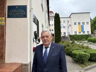 Афанасій Ломакович, ректор Кременецької гуманітарно-педагогічної академії імені Тараса Шевченка, 24 травня 2026 року Афанасій Ломакович, ректор Кременецької гуманітарно-педагогічної академії імені Тараса Шевченка, 24 травня 2026 року