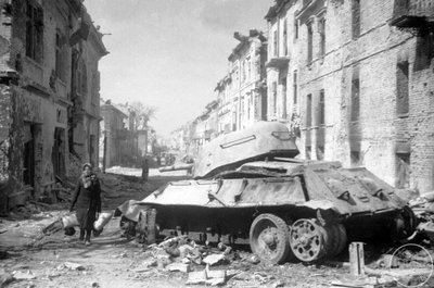 тернопіль, архівне фото, вулиця після боїв 1944 року тернопіль, архівне фото, вулиця після боїв 1944 року