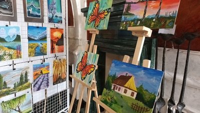 Аукціон, продали картини, військові, Тернопільщина, липень 2024 Аукціон, продали картини, військові, Тернопільщина, липень 2024