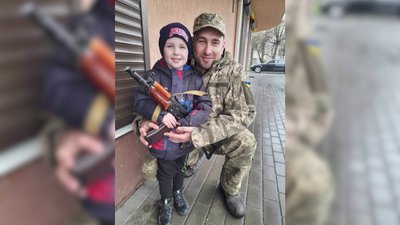 Ігор Нечипорик разом із сином Богданом Ігор Нечипорик разом із сином Богданом