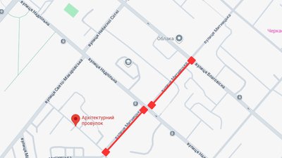 На двох вулицях Черкас тимчасово обмежать рух транспорту через ремонт тепломережі На двох вулицях Черкас тимчасово обмежать рух транспорту через ремонт тепломережі
