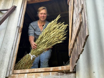 Понад 100 дідухів за два роки створила жителька Левкова на Житомирщині Понад 100 дідухів за два роки створила жителька Левкова на Житомирщині