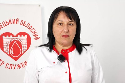 Генеральна директорка Чернівецького обласного центру служби крові Анжеліка Каланча Генеральна директорка Чернівецького обласного центру служби крові Анжеліка Каланча